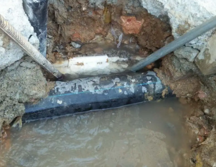 张店测漏水之水管漏水